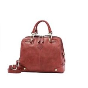 JLP Melbourne Australian Leather Red EMILE Shoulder/Crossbody Purse Large